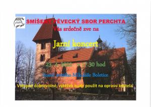 Jarní koncert pěvecký sboru Perchta 1