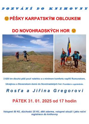 Beseda - Pěšky karpatským obloukem až do Novohradských hor v knihovně 1