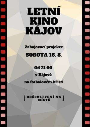 Promítání filmu pod hvězdami